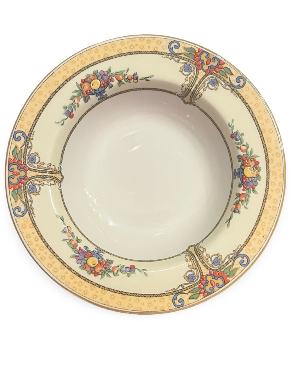 Myott Staffordshire English China Seville Pattern Fruit/Dessert Bowl 6” Diameter